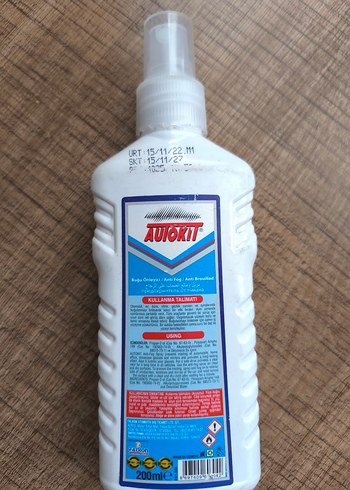 Autokit Bugu Önleyici Anti Fog Sprey - Görsel 2