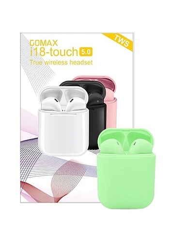 Gomax Kablosuz Bluetooth Kulaklık Yeşil