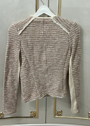 Mango Bej Fermuarlı Kadın Midi Ceket - Görsel 2