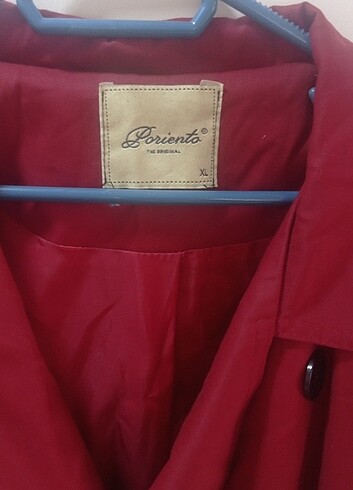 Diğer Bordo renk trençkot