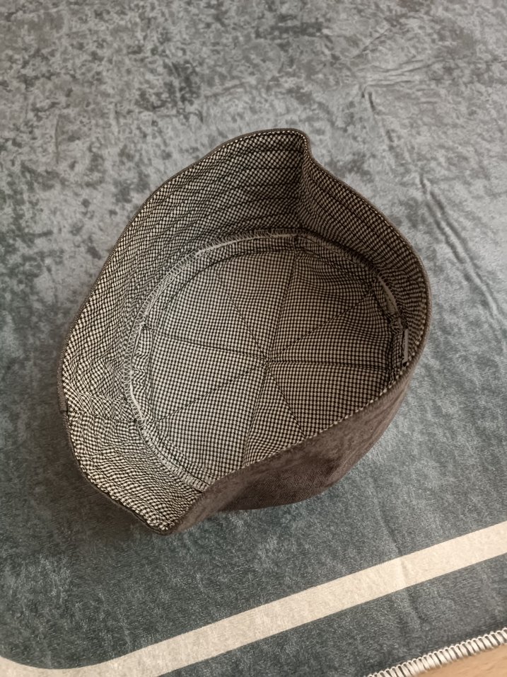 Gri Baskılı seccade - takke takımı - Görsel 4