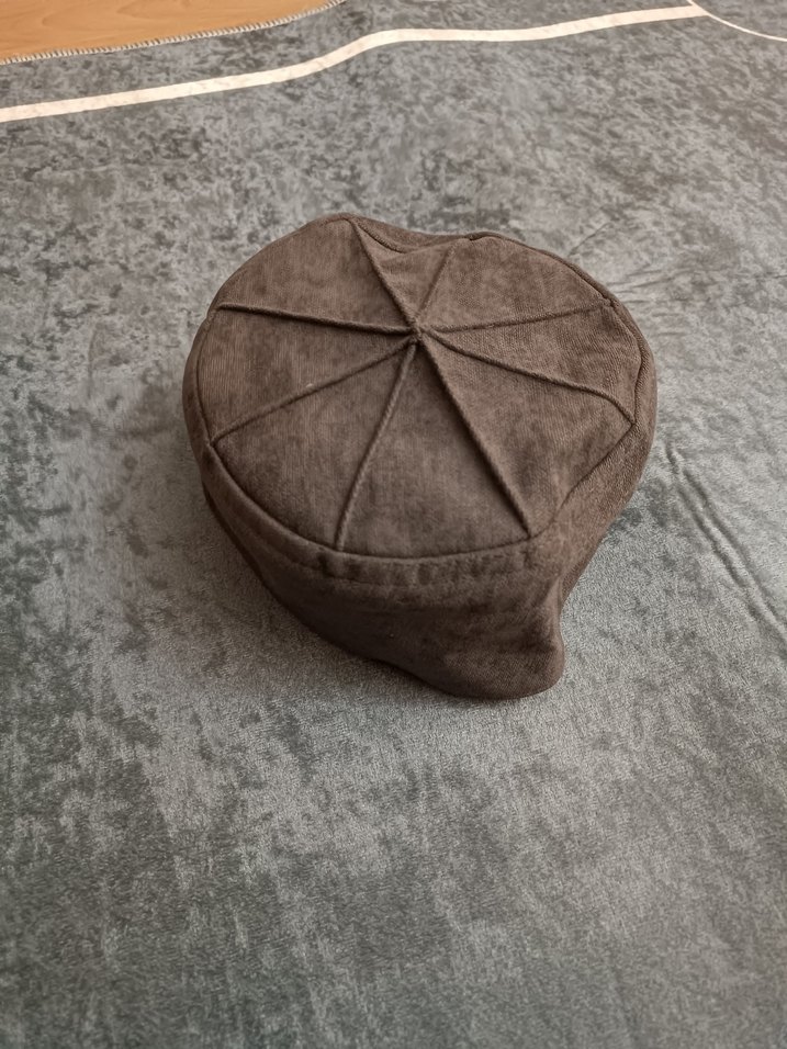 Gri Baskılı seccade - takke takımı - Görsel 5