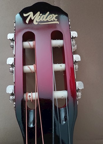 Midex Kırmızı Klasik Gitar cg270rd - Görsel 6