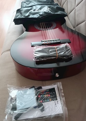 Midex Kırmızı Klasik Gitar cg270rd - Görsel 8