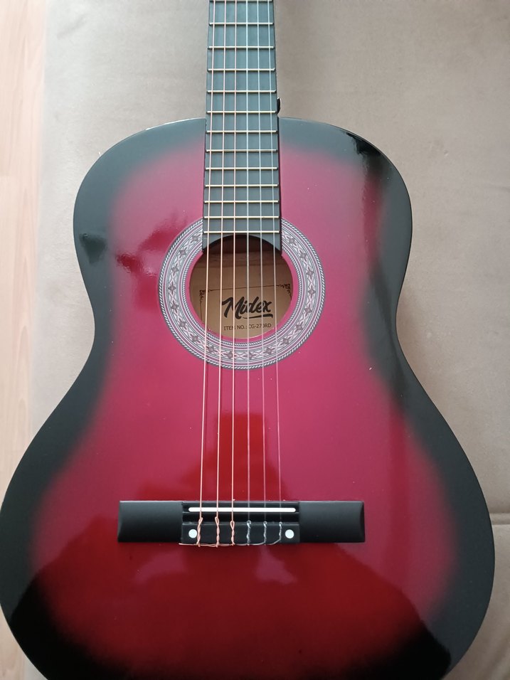 Midex Kırmızı Klasik Gitar cg270rd - Görsel 3