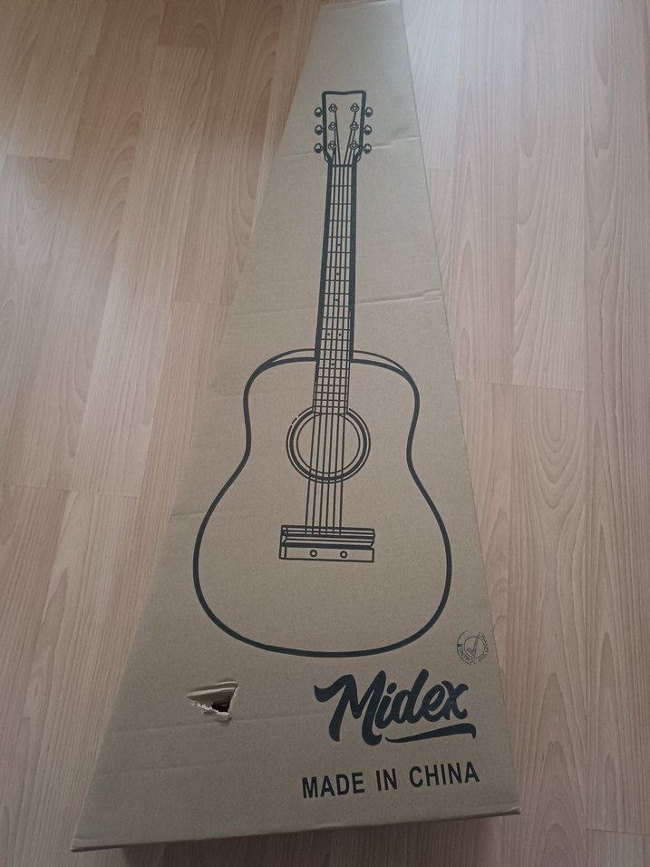 Midex Kırmızı Klasik Gitar cg270rd - Görsel 2