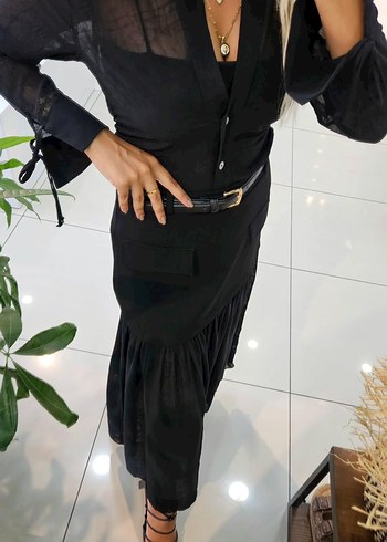 Tül detay etek - Görsel 2