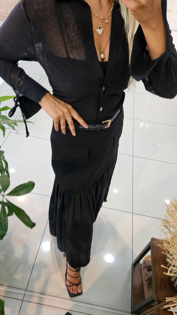 Tül detay etek - Görsel 2