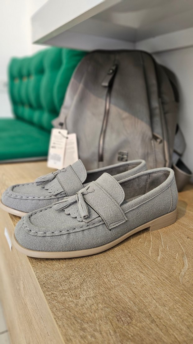 Siyah Erkek Çocuk Süet Püsküllü Loafer - Görsel 2