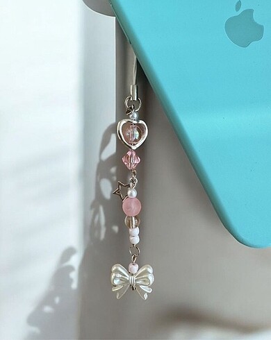 Coquette telefon charm fiyonk charm