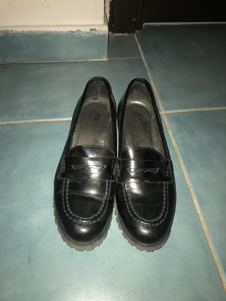 Deri loafer