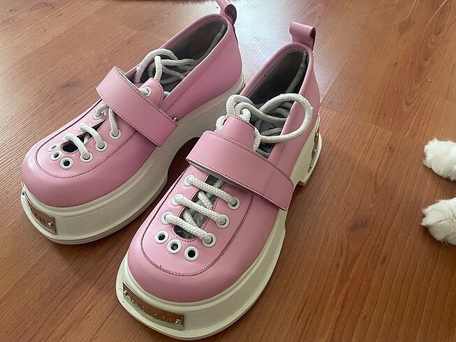 Kawai platform dolgu topuk pembe