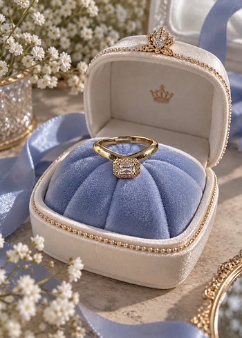 swarovski Zarif Altin Tasli Yuzuk