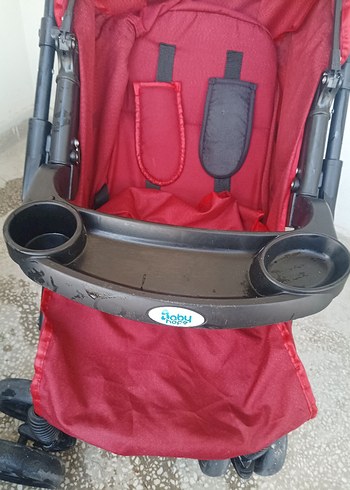 Koyu Kırmızı Çift Yönlü Bebek Arabası - Görsel 4