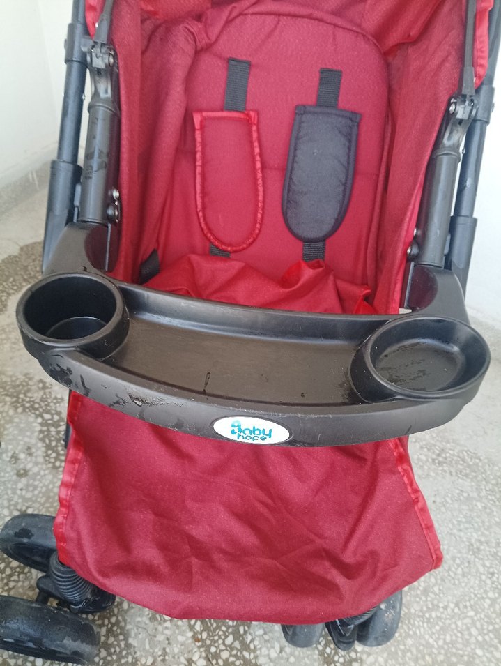 Koyu Kırmızı Çift Yönlü Bebek Arabası - Görsel 4
