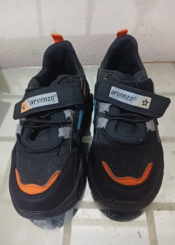 Erkek Çocuk Siyah Spor Ayakkabı - Görsel 2