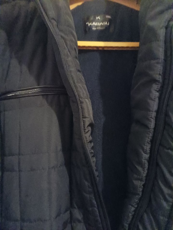 Düğmeli Siyah Erkek Mont - Görsel 2