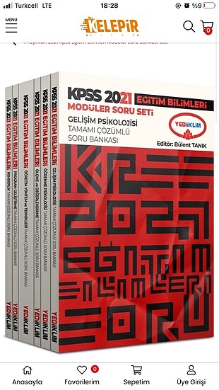 KPSS eğitim bilimleri modüler seti
