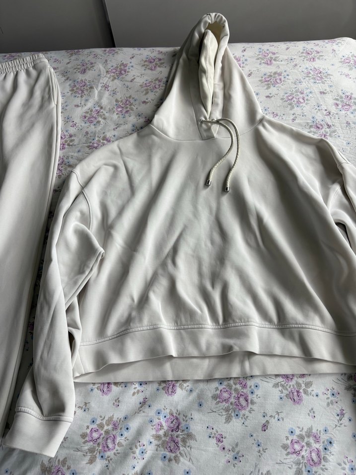 Oysho Kadın Beyaz Rahat Kesim Eşofman Takımı - Görsel 3