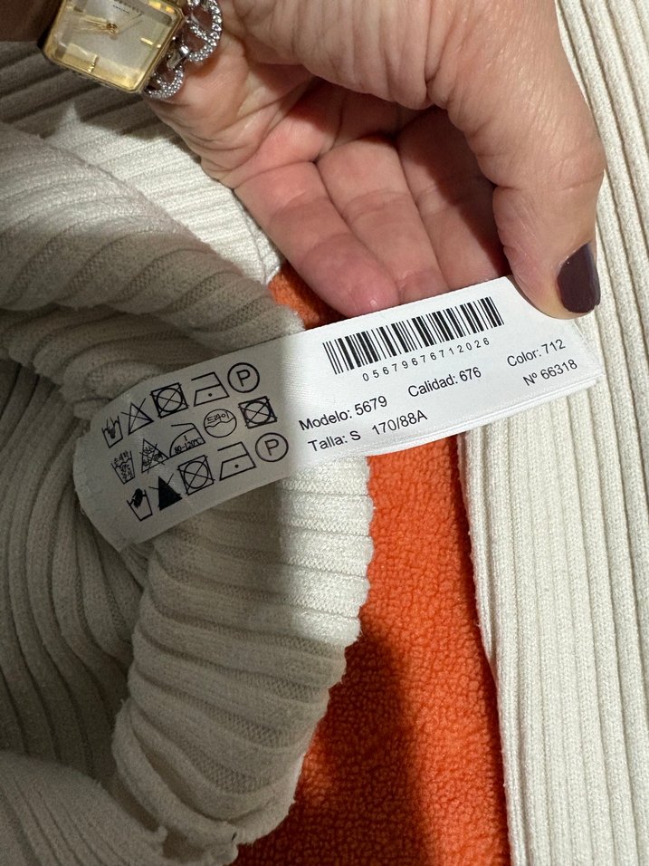 Massimo Dutti Krem Triko Kazak - Görsel 4