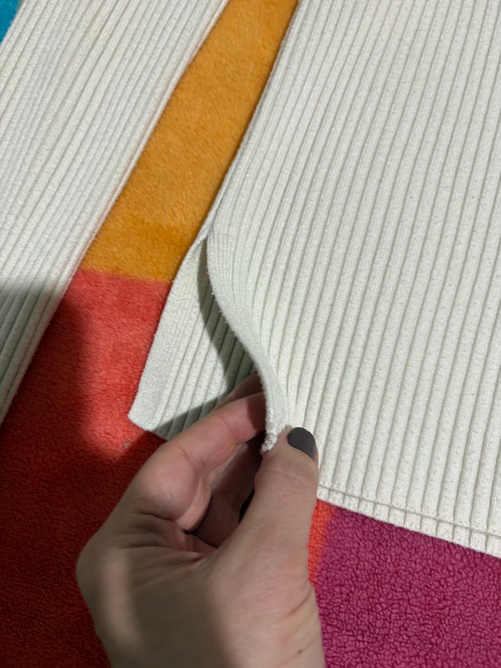 Massimo Dutti Krem Triko Kazak - Görsel 5