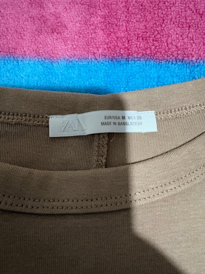 Zara Marka Kadın Renkli Pamuklu Mini Bodyler - Görsel 3