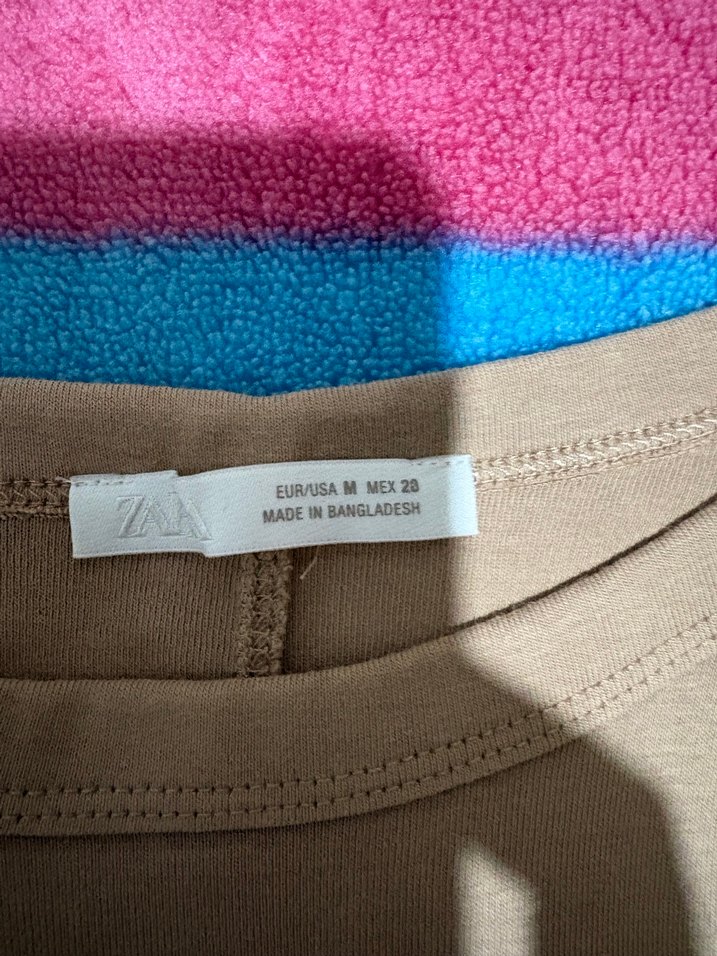 Zara Marka Kadın Renkli Pamuklu Mini Bodyler - Görsel 4