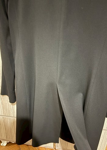 Massimo Dutti Siyah Kadın Blazer Ceket - Görsel 5