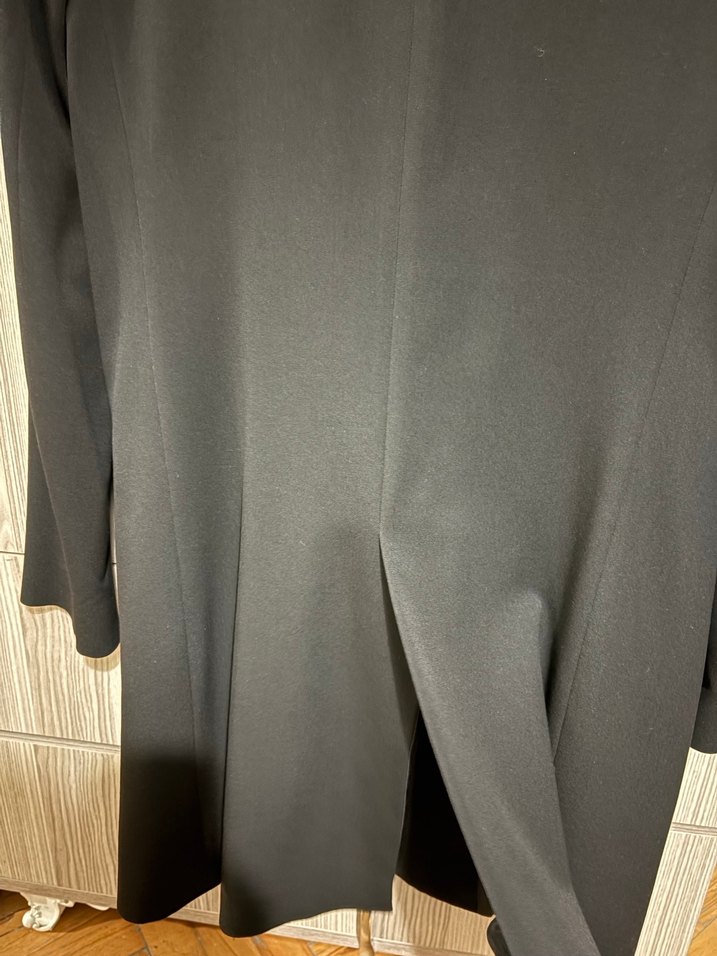 Massimo Dutti Siyah Kadın Blazer Ceket - Görsel 5