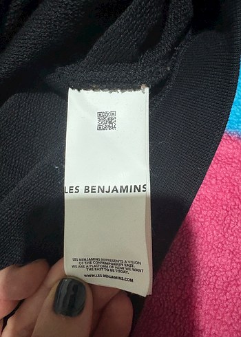 Les Benjamins Siyah Kapüşonlu Sweatshirt - Görsel 4