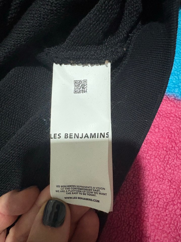 Les Benjamins Siyah Kapüşonlu Sweatshirt - Görsel 4