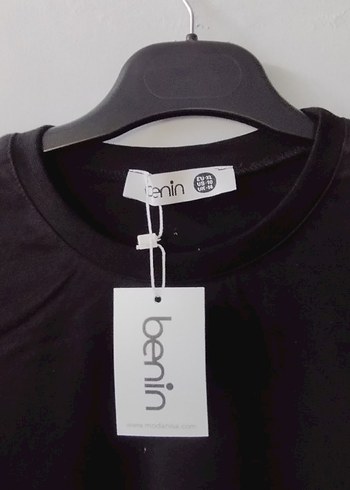 Siyah Uzun Kollu Basic Sweatshirt - Görsel 2