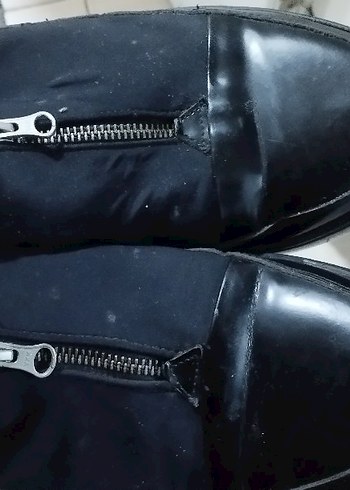 Fermuarlı Siyah Klasik Erkek Ayakkabı - Görsel 2