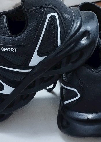 Siyah Erkek Spor ve Günlük Koşu Ayakkabısı 37 no - Görsel 4