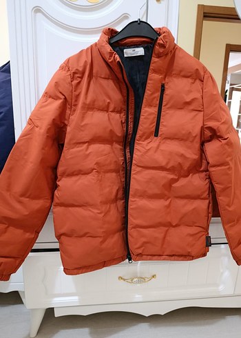 Turuncu Fermuarlı  Kışlık mont 42 beden - Görsel 2