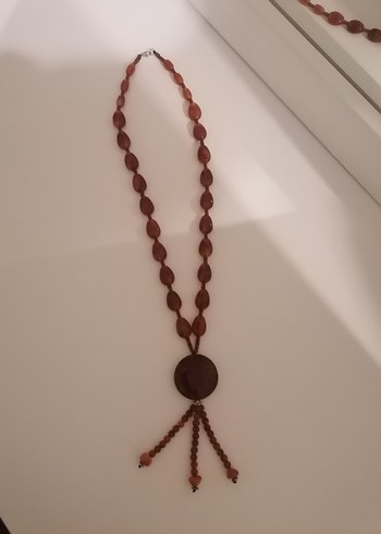 Orijinal Akik kolye hactan gelmiştir hiç kullanılmadı - Görsel 2