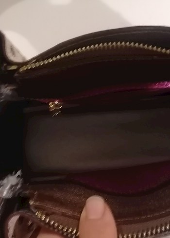 Kahverengi Deri Kadın Çanta orjinal - Görsel 2