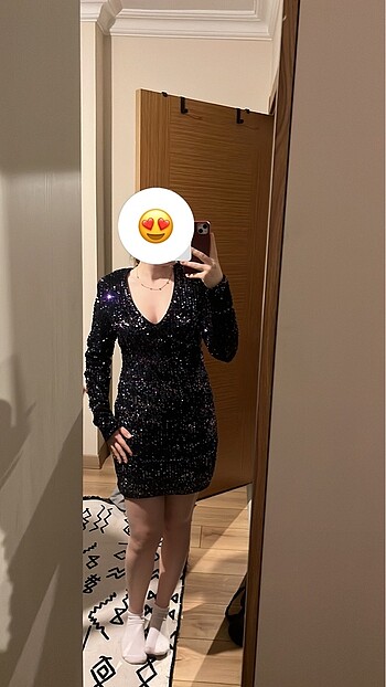 Forever 21 disko elbise