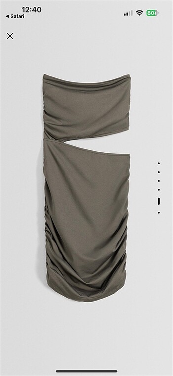 Bershka Straplez elbise