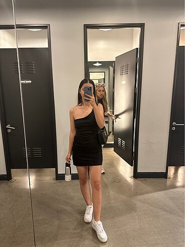 Zara Zara asimetrik elbise