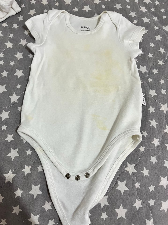 Beyaz bebek zibin body - Görsel 4