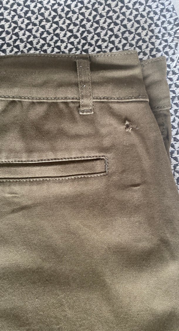 Erkek Kemerli Haki Kumaş Pantolon - Görsel 3