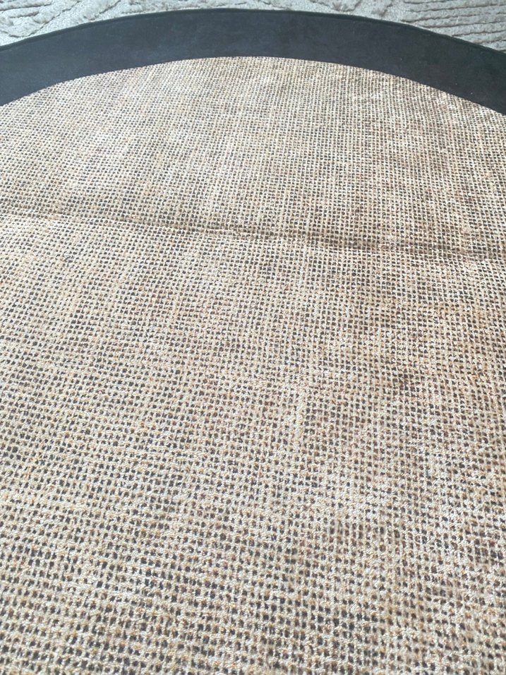 Bohem Tarzda Kahverengi Gri Kenarlı Halı - Görsel 5