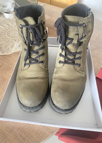 Haki Süet erkek Botlar - Görsel 3