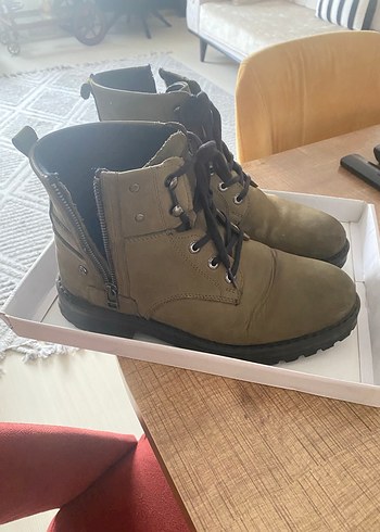 Haki Süet erkek Botlar - Görsel 7