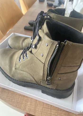 Haki Süet erkek Botlar - Görsel 2