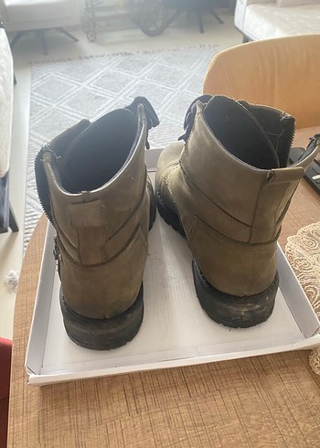 Haki Süet erkek Botlar - Görsel 6