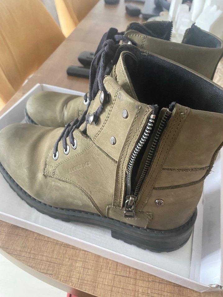 Haki Süet erkek Botlar - Görsel 2