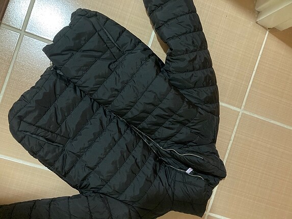 Şişme crop mont