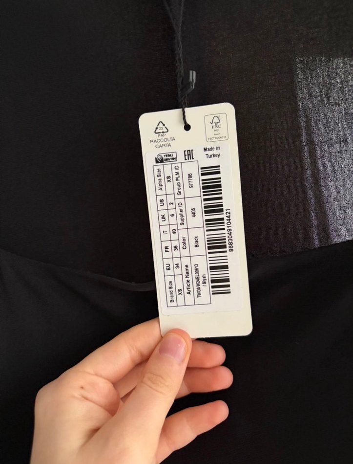 Siyah Uzun Kollu Uzun Elbise - Görsel 5